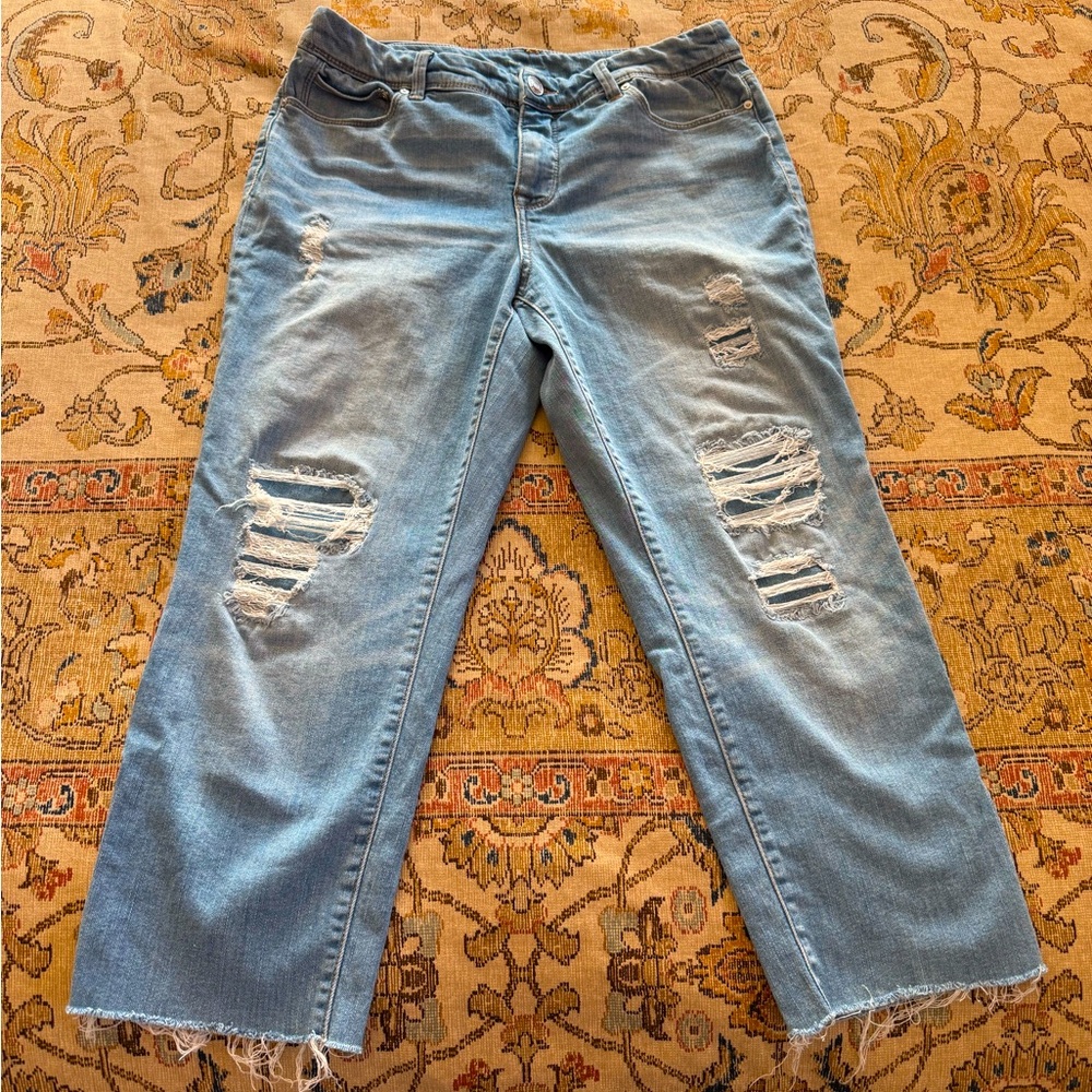 Chico’s Distressed Blue Women's Jeans